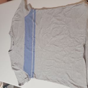 Goodfellow & Co. Small Grey and Blue Striped T-Shirt.